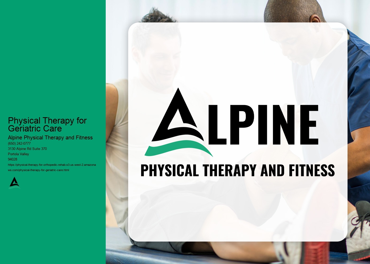 What should older adults expect during their first physical therapy session?