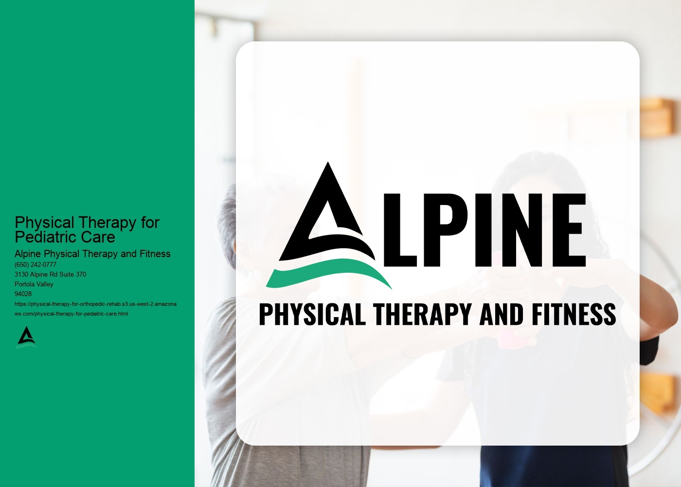 Are there any specific exercises or activities that can be done at home to supplement pediatric physical therapy?